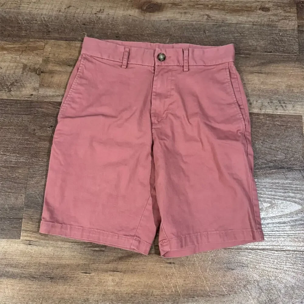 Old Navy Built in Flex Salmon Pink Slim Chino Shorts 28 Golf 8